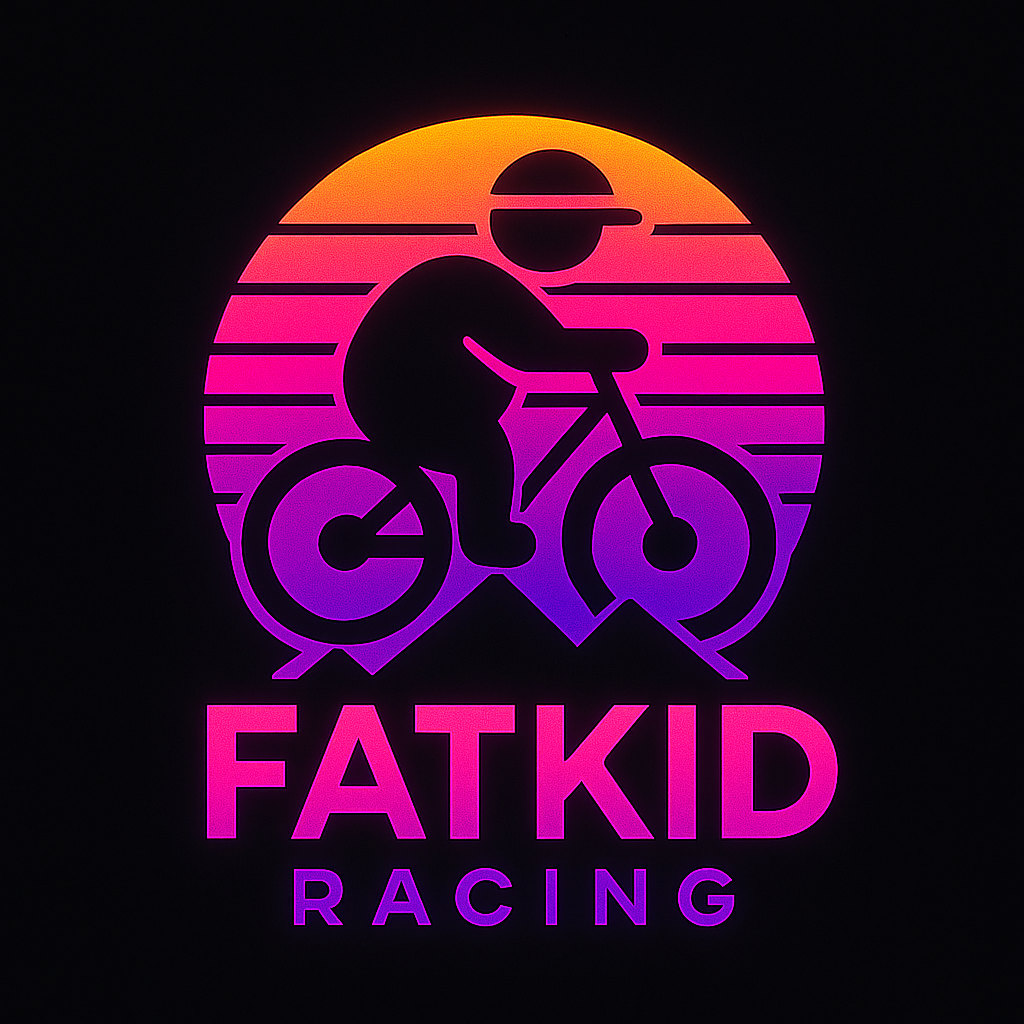 Fatkid Racing sunset rider logo